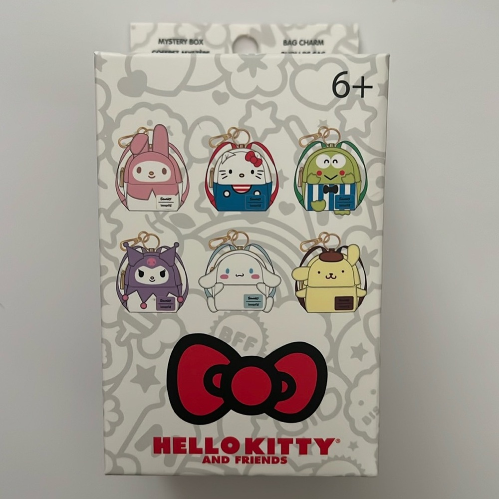 NIB Loungefly Sanrio Hello Kitty & Friends Mystery Mini Backpack Keychain